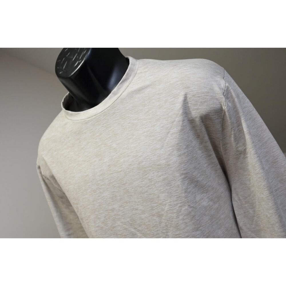 VRST Gym Shirt Wicking Running Performance Long Sleeve‎ Beige Mens Size XL